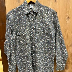 Vintage Floral Print Blouse